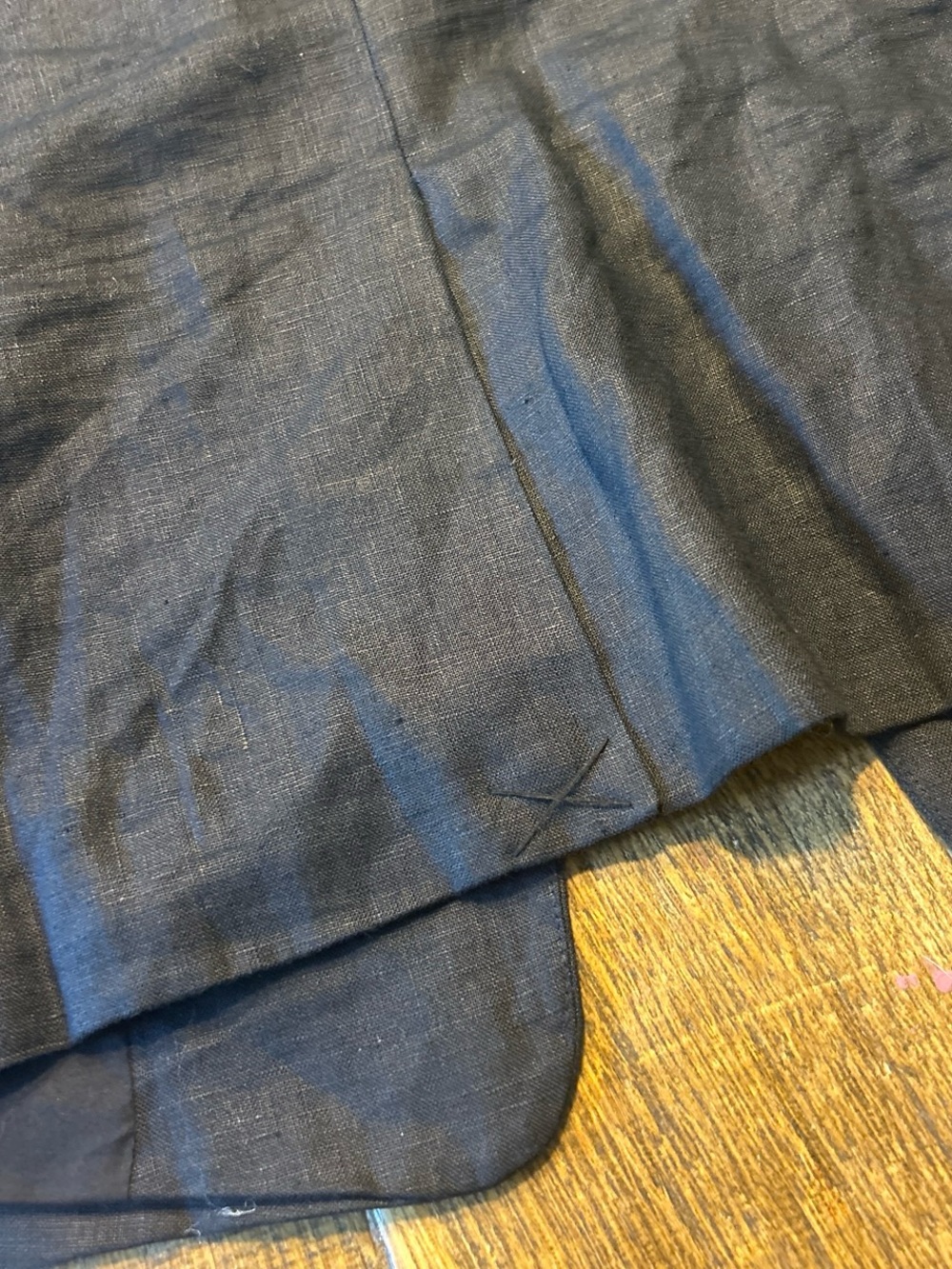 Quince black Single-Button European Linen-Blazer - Picture 7 of 7